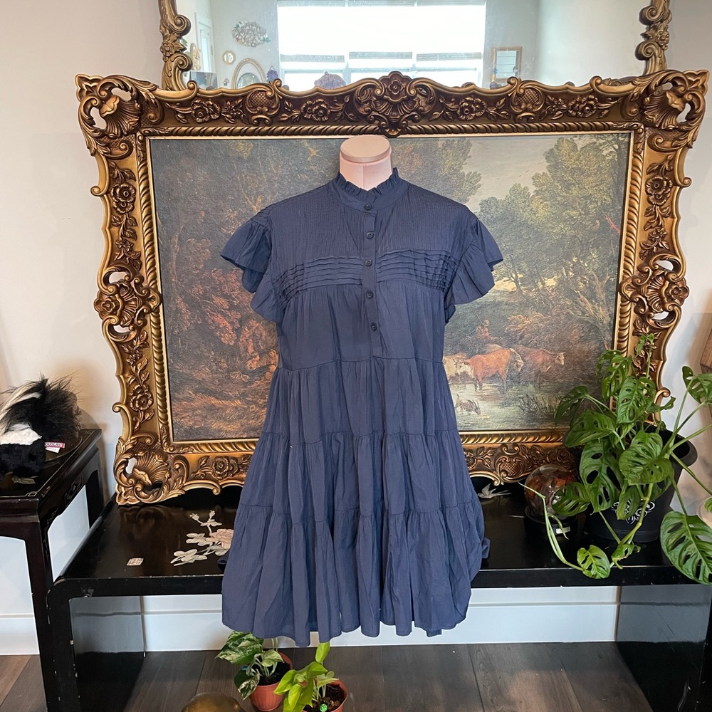 Muche et Muchette navy Vera dress